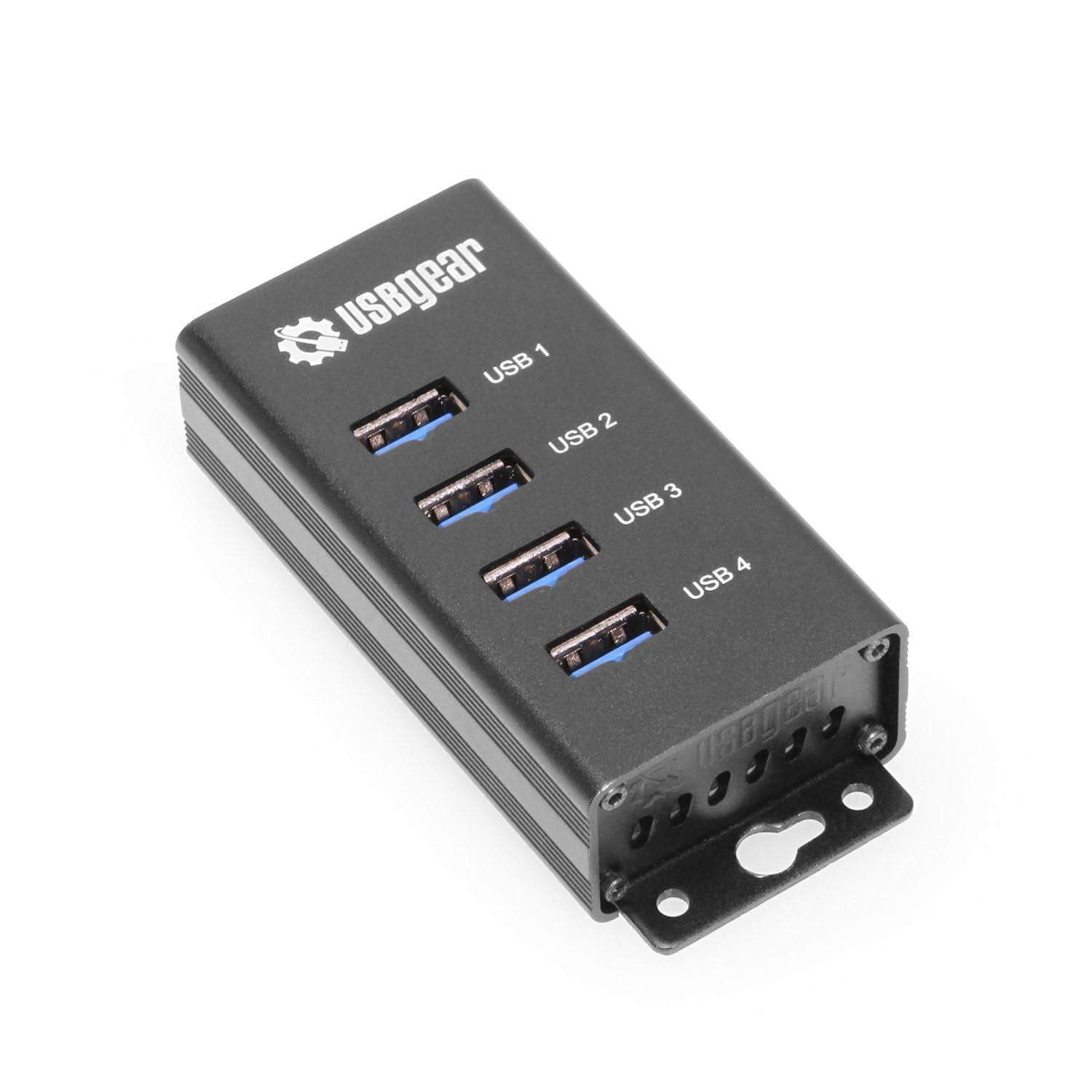 Usbgear - Hub Usb Usb Gear De 4 Puertos Usb 3.2 Gen 1 Con Adaptador De Alimentación De 5 V/2 A