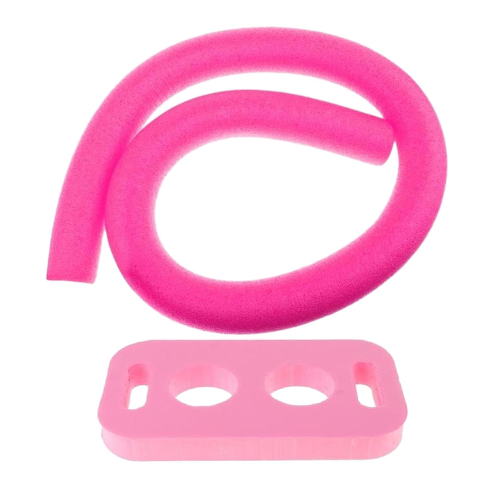 Magideal - Fideos Flotantes Para Piscina, Fideos Para Piscina Para Adultos Y Niños, Tubo De Espuma De 59 Pulgadas Con Conector Para Accesorios De Piscina Al Aire Rosa