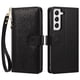 thumbnail image 2 of Funda Billetera Floral en Relieve samsung galaxy S22 PLUS con Tarjetero y Cremallera Negro, 2 of 6
