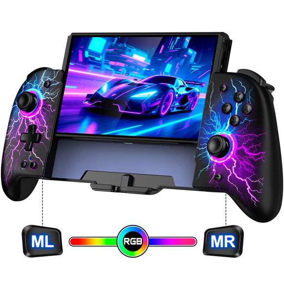Controlador inalámbrico Spican Pro RGB 1000 mAh para Switch