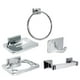 thumbnail image 1 of Kit Accesorios Baño Mossini 5 Piezas 5 piezas Metal Stretto Kit accesorios Mossini Cromo, 1 of 2