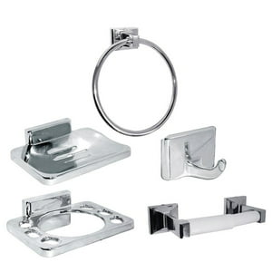 Stretto - Kit Accesorios Baño Mossini 5 Piezas 5 Piezas