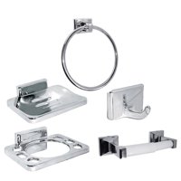 Kit Accesorios Baño Mossini 5 Piezas 5 Piezas Metal Stretto Kit Accesorios Mossini Cromo