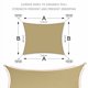 thumbnail image 5 of Vela de sombra tipo toldo LOVE STORY gris oscuro 4 m x 6 m rectangular, 5 of 11
