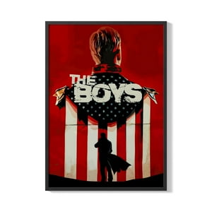 Creango - Cuadro Poster Enmarcado The Boys Decorativo