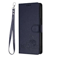 Funda Tipo Cartera Foxdock Para Blackview Wave 8C Con Soporte, Ranuras, Rfid, Diseño De Gato