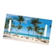 thumbnail image 4 of Funda para Asiento de Carrito de Golf con Estampado de Cocotero, Fácil de Limpiar, Cómoda, Accesorio de Viaje para Golf, Transpirable Y Práctica Toall Mar azul y cielo, 4 of 5