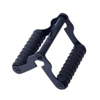 Ioensy - Barra En V Para Minas Terrestres, Accesorio Para Mango, Entrenamiento De Fuerza, Ejercicio, Metal, Negro