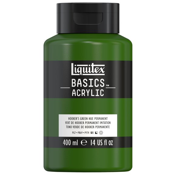 Pintura Acrílica Liquitex BASICS 400 ml Verde Hooker