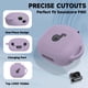 thumbnail image 2 of Funda de silicona morada Nimuw para Anker Soundcore P40i, 2 of 7