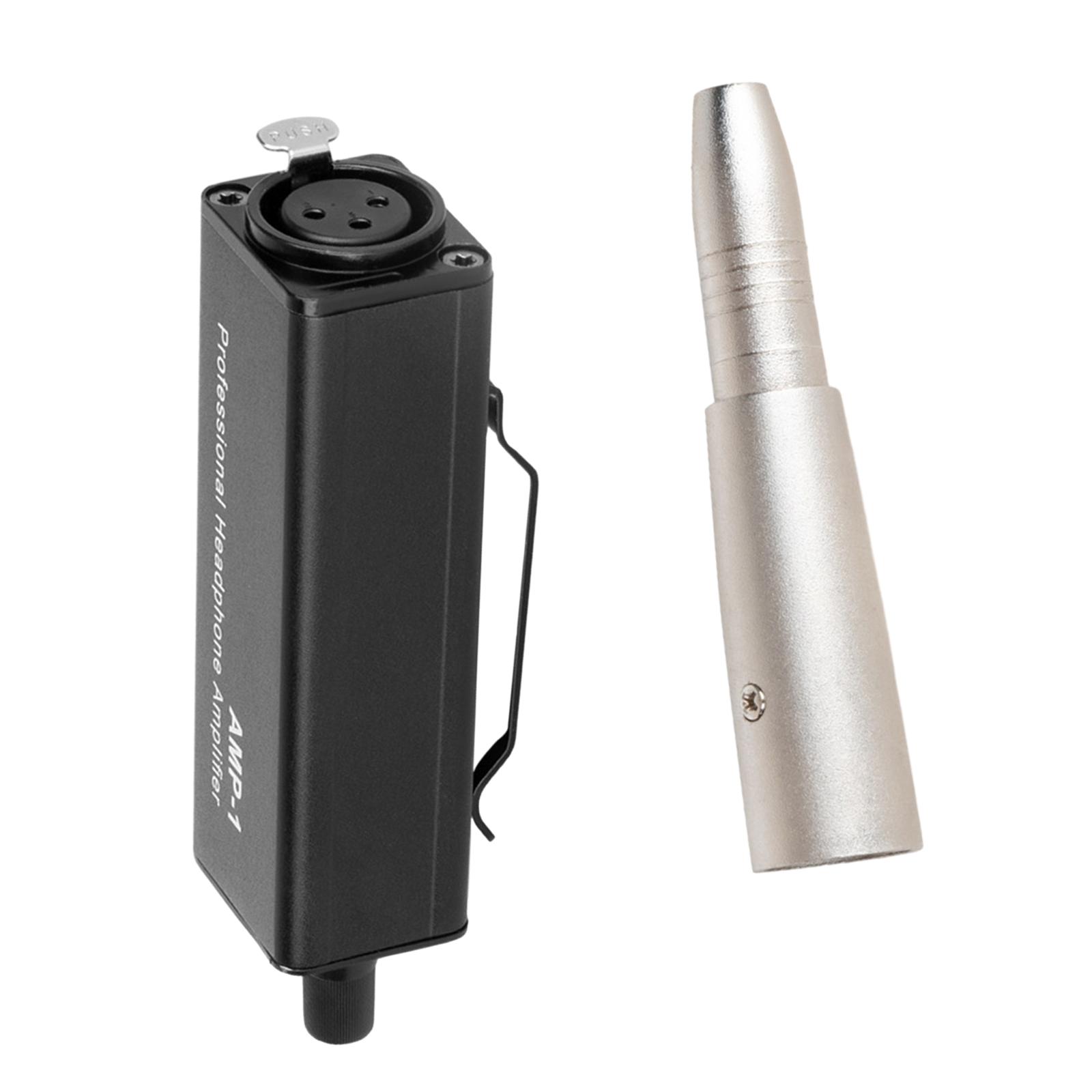 Magideal - Convertidor De Amplificador De Auriculares De Metal, Puerto De Salida De Auriculares De 3,5 Mm Adaptadores De Auriculares Accesorios Electrónicos Para