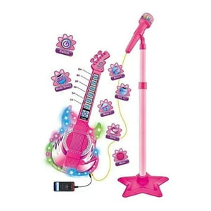 Total E-Commerce - Juguete Guitarra Y Microfono Musical Karaoke Rosado