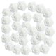 thumbnail image 2 of 100pcs pe espuma rose capullos de rosa flores artificiales 6cm blanco, 2 of 3