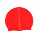 thumbnail image 2 of Gorro De Natación De Color Puro Gorro De Natación De Silicona Para Deportes Acuáticos Navegación Pelo Largo Rojo, 2 of 5