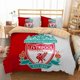 thumbnail image 1 of Liverpool FC Football Club Quilt Duvet Cover Set Bedspread Kids Home Textiles3-Piece Bedding Set, 1 of 5