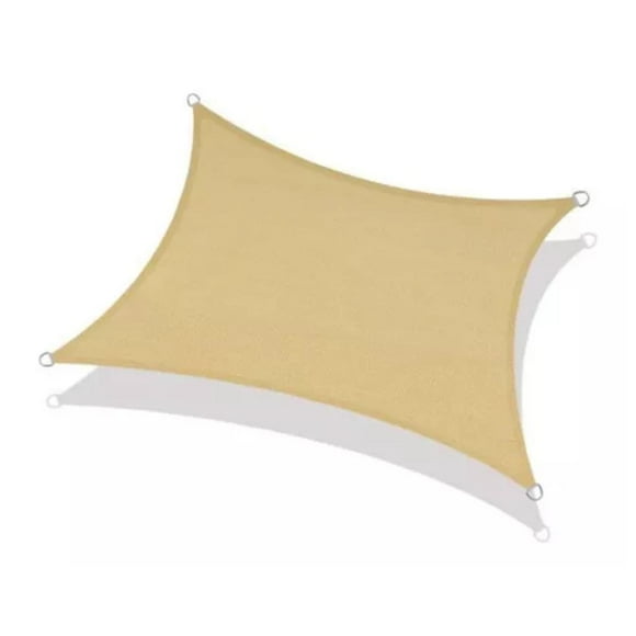 Toldo Vela Malla Sombreadora Rectangular Beige 4x6Mts Malla Raschel
