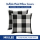thumbnail image 5 of Fundas de almohada MIULEE Farmhouse Buffalo Check Plaids 45 x 45 cm, 5 of 9