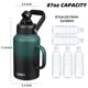 thumbnail image 5 of Botella De Agua De 2 6 L Con Aislamiento Libre De Bpa Y Asa, 5 of 6