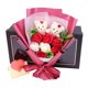 thumbnail image 2 of Ramo De Flores De Jabón Artificial, Regalos Del Día De San Valentín Para El Aula, Escuela, Hombres, Rojo, 2 of 5