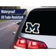 thumbnail image 4 of Set de stickers PartyKandy Michigan Wolverines de 14 piezas, impermeables, 4 of 6