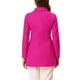 thumbnail image 3 of INSPIRE CHIC Abrigo de Mujer con Cuello Peter Pan Doble Botonadura Abrigo de Invierno Trinchera Pea Coat Rosa Fucsia L, 3 of 6