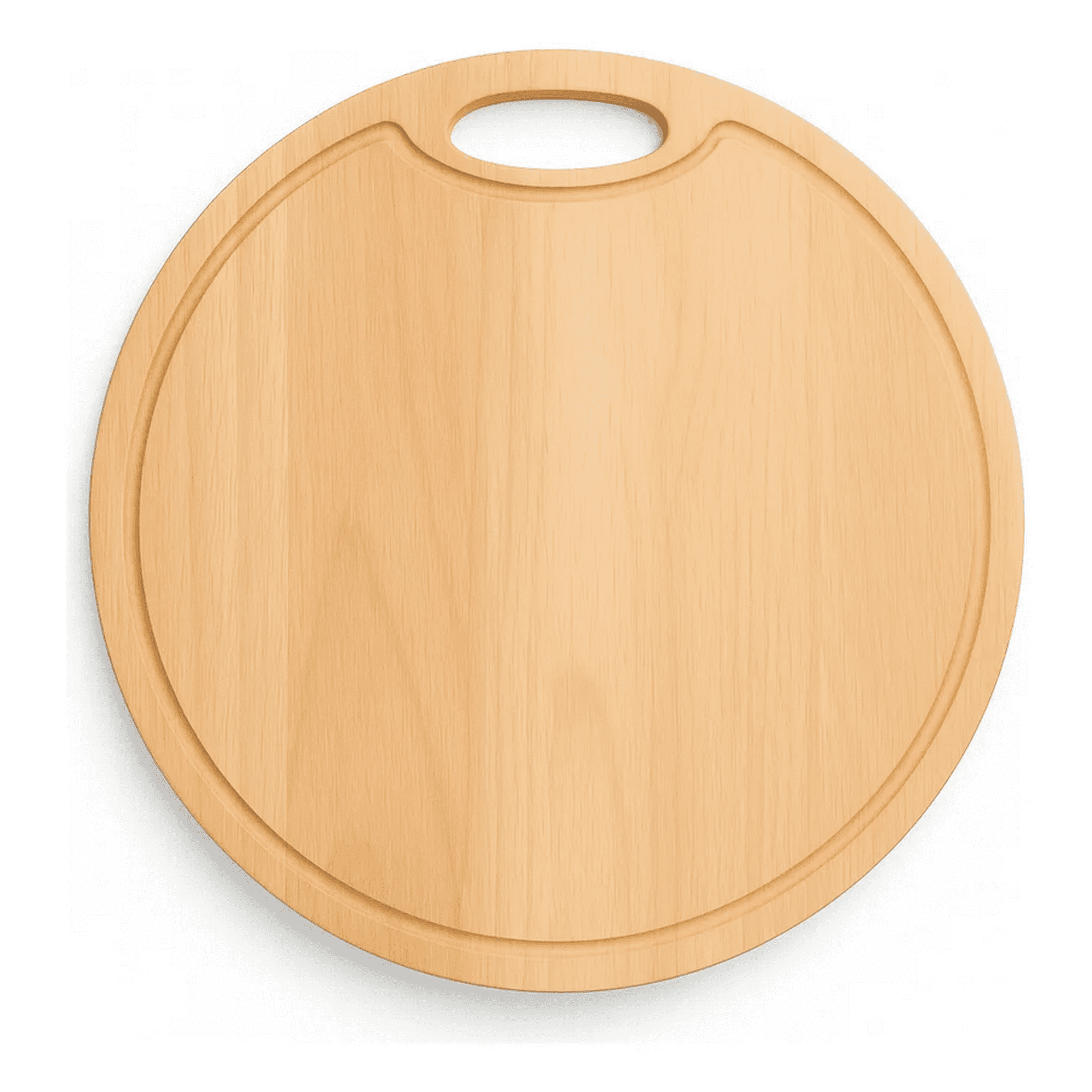 Genérico - Tabla Pizza Madera Tablas Para Picar Picoteo Plato De Madera Liso Marrón Claro