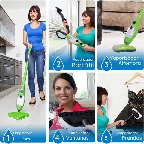 Movi - Mopa A Vapor Multifuncional 12 En 1 – Limpieza Profunda