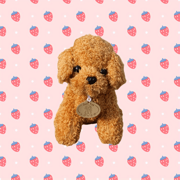 1pc, Simulation Teddy Dog Plush Doll(7.87"x3.15"), Cute Soft Puppy Toy, Animal Dolls, Birthday Gifts, Party Gifts, Holiday Supplies, Room Decor, Home Decor