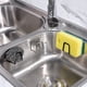 thumbnail image 3 of 2 soportes para esponja de fregadero de cocina, escurridor de acero inoxidable, resistente al agua, sin perforaciones, adhesivo., 3 of 8