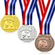 thumbnail image 1 of Medallas de Cornhole Donrime 6,5 cm Oro, Plata y Bronce, 1 of 7