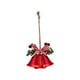 thumbnail image 3 of Campana De Navidad Hecha A Mano Linda Para Decoración Del árbol De Navidad Para Porche Guirnalda De Navidad 2 Campana De Trompeta Roja, 3 of 5