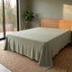 thumbnail image 1 of REGALWOVEN Sábana de Hielo de Microfibra, Sábana Suave, Ropa de Cama para Dormitorio Verde Menta 1, 1 of 5