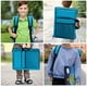 thumbnail image 3 of Portafolio arte TreochtFUN para niños, organizador bolsas arte 15x18 in, mochila A3 para almacenamiento blocs dibujo, lápiz, set. Estuche arte vacío (Azul), 3 of 3