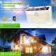 thumbnail image 2 of Luces solares HMCITY 120 LED con sensor de movimiento – Pack de 4, 2 of 6