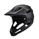 thumbnail image 1 of Casco De Bicicleta De Cara Completa Ventilación Cómodo Cuesta Abajo Pc Eps Casco De Bicicleta Titanio Negro, 1 of 5