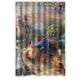 thumbnail image 1 of Cortina de ducha de la película infantil La Bella y la Bestia, juego de cortina de baño con ganchos, tamaño 48 x 72 pulgadas, 1 of 3