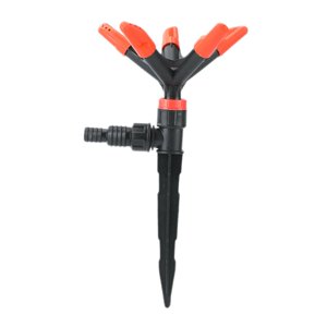 Bothyi - Aspersor De Césped, Sistema De Riego Para Jardinería, Área Grande, Conexión Fácil, 5 Brazos