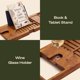 thumbnail image 4 of Bandeja de baño plegable de bambú expandible ROYAL CRAFT WOOD, 4 of 9