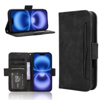 Funda Tipo Billetera Foxdock Para Iphone 16 – Tapa Flip Con Tarjetero