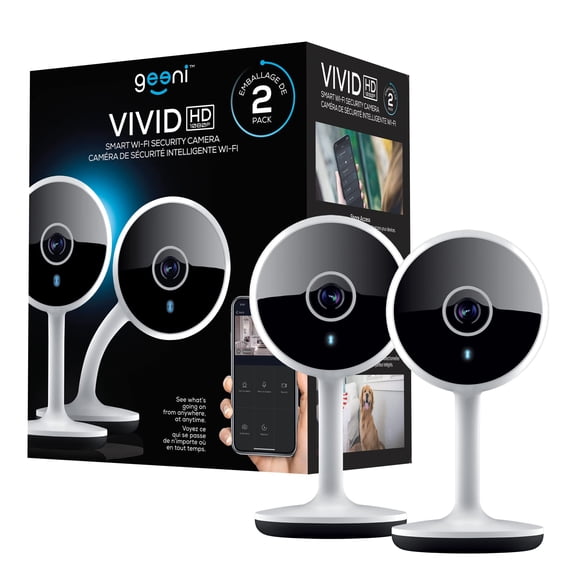Cámara de seguridad inteligente para exteriores Geeni Vivid 1080p HD Wi-Fi