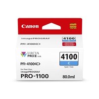Depósito De Tinta Canon Pfi-4100 Cian Original Para Imageprograf Pro-1100