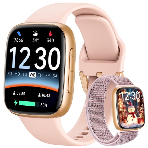 Reloj inteligente Fitpolo GTX20 de 1.85 pulgadas AMOLED 3ATM impermeable para mujer