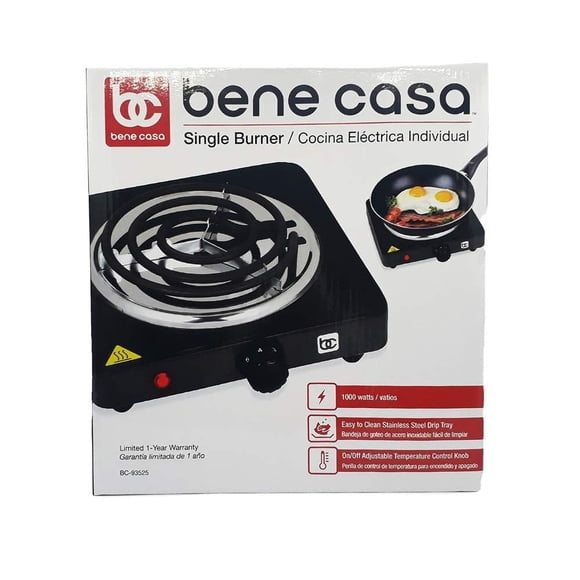 Quemador Dominion 1000W Negro de Bobina Única