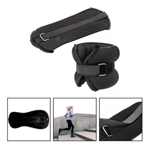 Genérico - Pesas De Tobillo Par De 3Kg C/U Y Muñeca (Total 6Kg El Par)