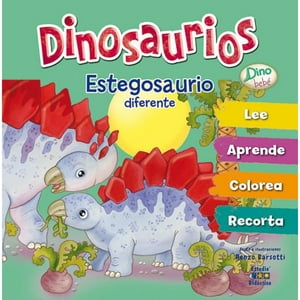 Edimat Libros - Libro Estegosaurio Diferente -Dino Bebe
