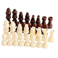 Bothyi - 32X Piezas De Ajedrez Piezas De Figuras Para Juegos De Mesa De Ajedrez 1-2 Jugadores Principiantes M