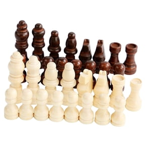 Bothyi - 32X Piezas De Ajedrez Piezas De Figuras Para Juegos De Mesa De Ajedrez 1-2 Jugadores Principiantes M