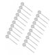thumbnail image 5 of 20Pcs en blanco cabujón cuentas pinza para el cabello base redonda 12mm Plata, 5 of 5