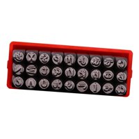 Ioensy - Juego De Sellos De Metal Con Troquel De Prensado De Acero, Juego De Sellos Con Letras Del Alfabeto Para Hacer Joyas Diy, Letras Minúsculas