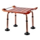 thumbnail image 3 of Silla de ducha Banco de ducha de teca para personas mayores y discapacitadas, 3 of 8